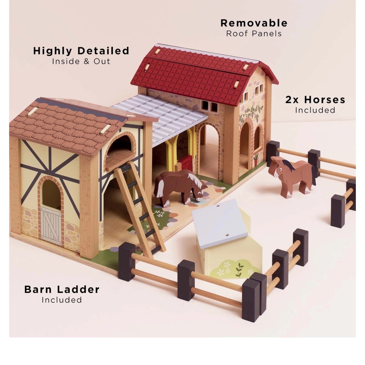 Wooden Farmyard Stables