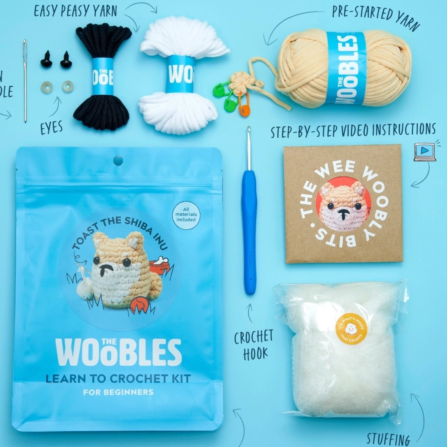 Toast the Shiba Inu Crochet Kit