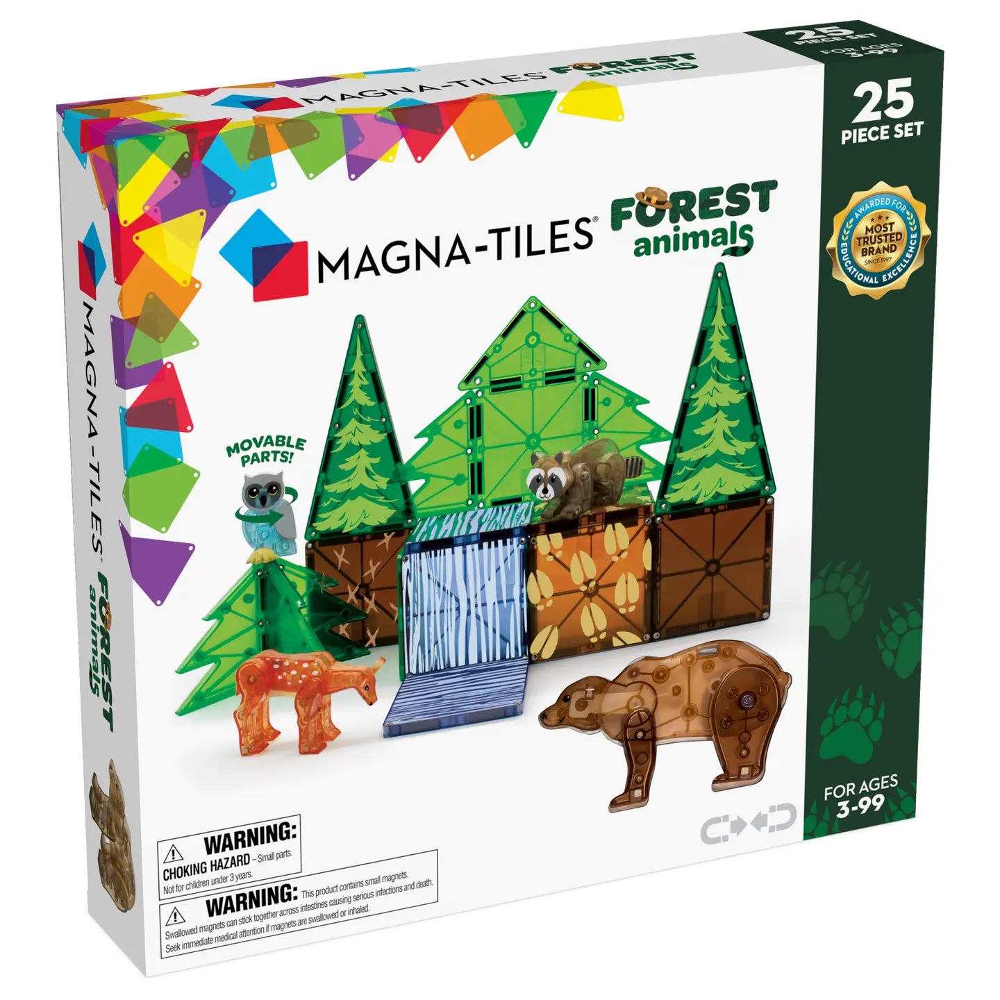Magna-Tiles Forest Animals 25-Piece Set