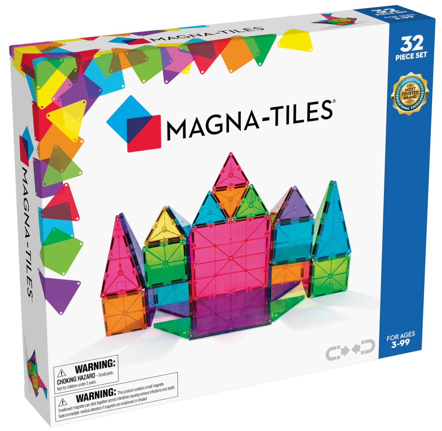 Magna-Tiles Classic 32-Piece Set