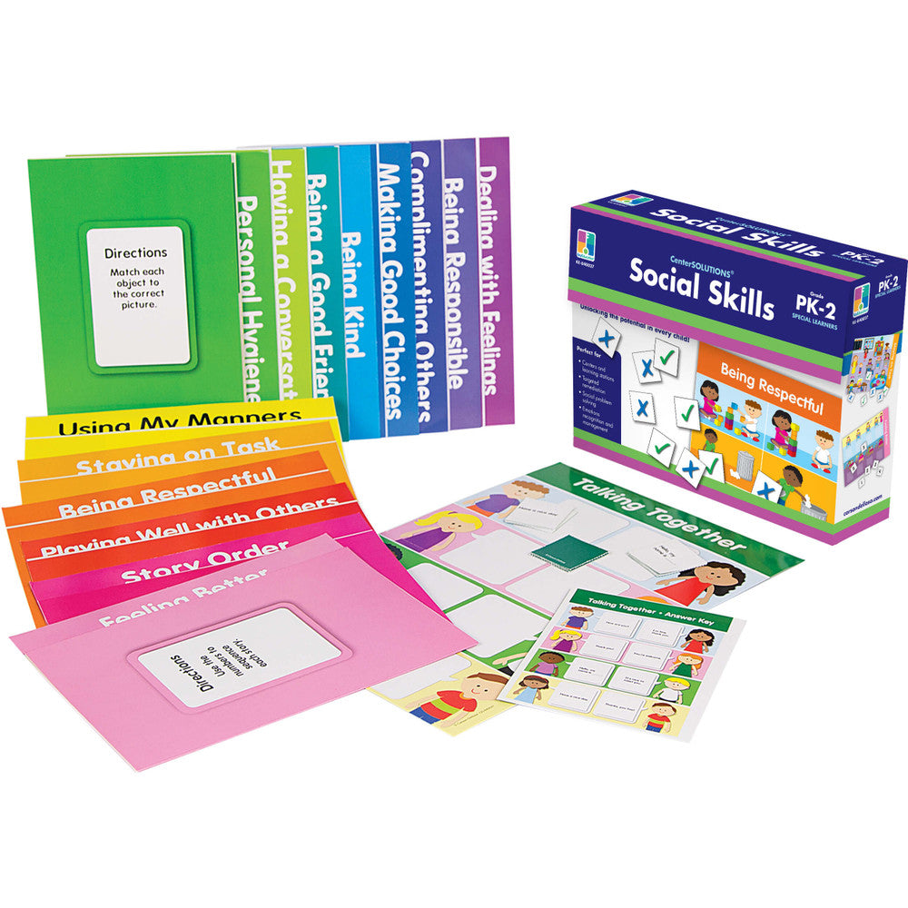 Social Skills File Folder Game