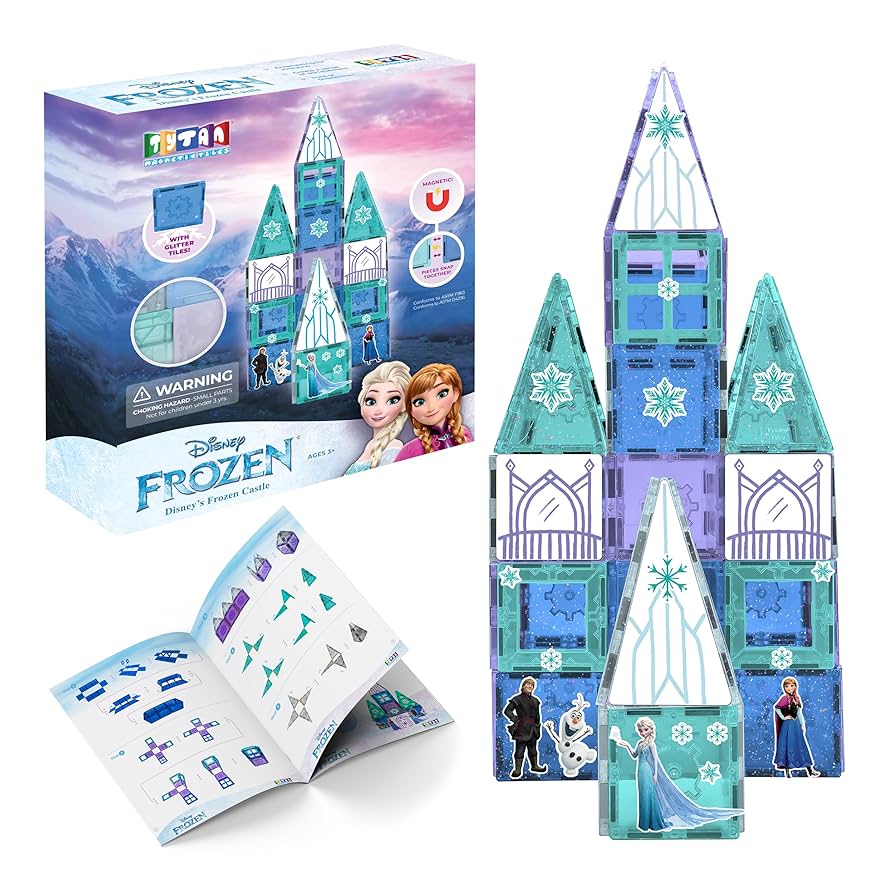 Disney Frozen Castle Magnetic Tile Set (68 Pieces)