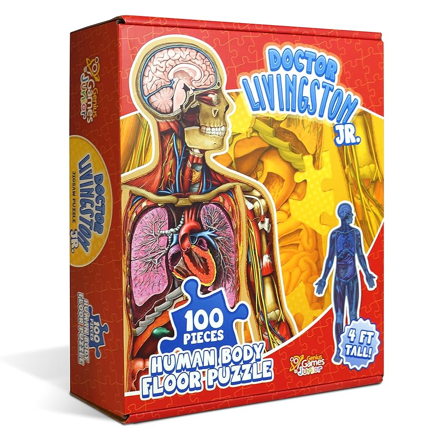 Kid's 100 Piece Anatomy Floor Puzzle