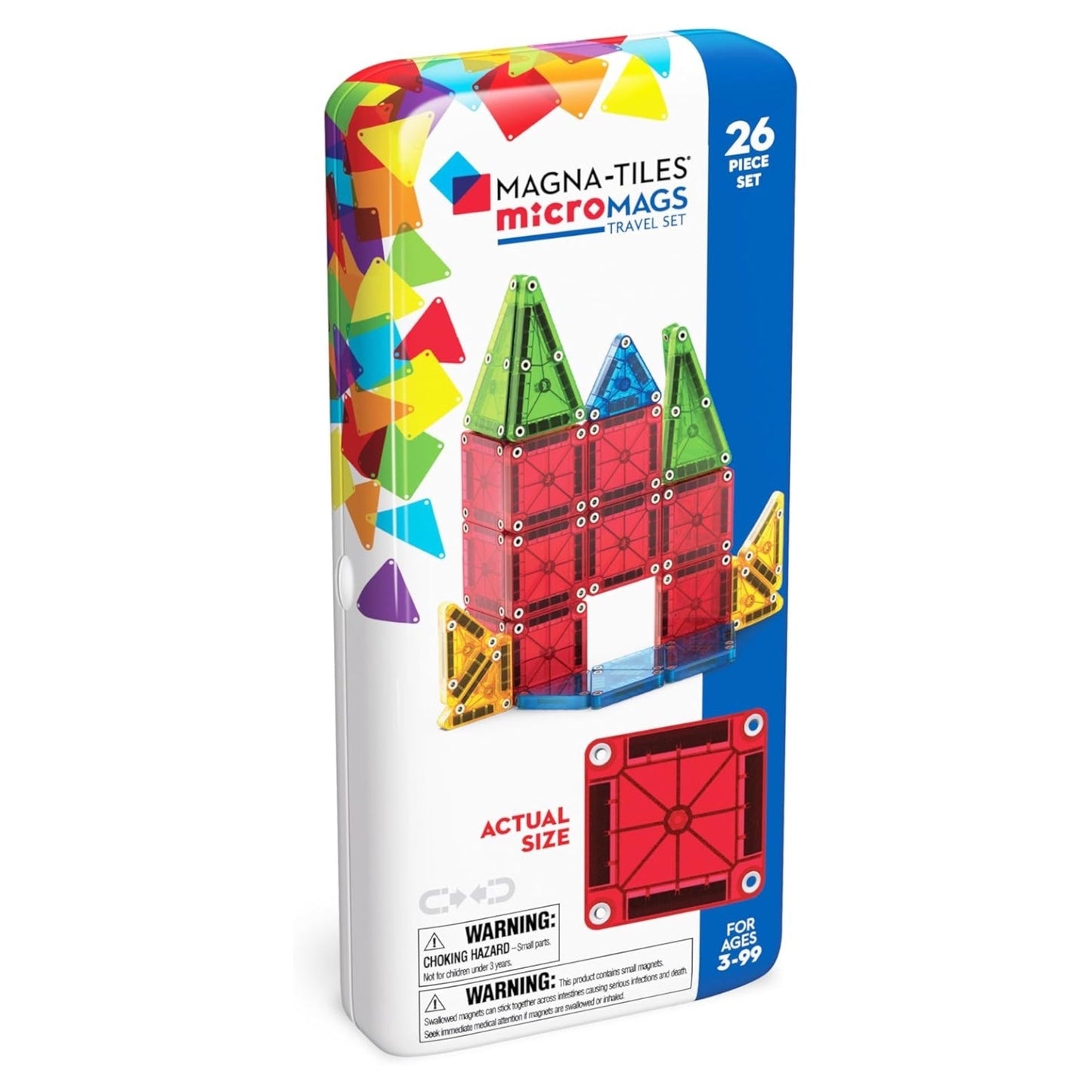 Magna-Tiles Micromags 26-Piece Travel Set