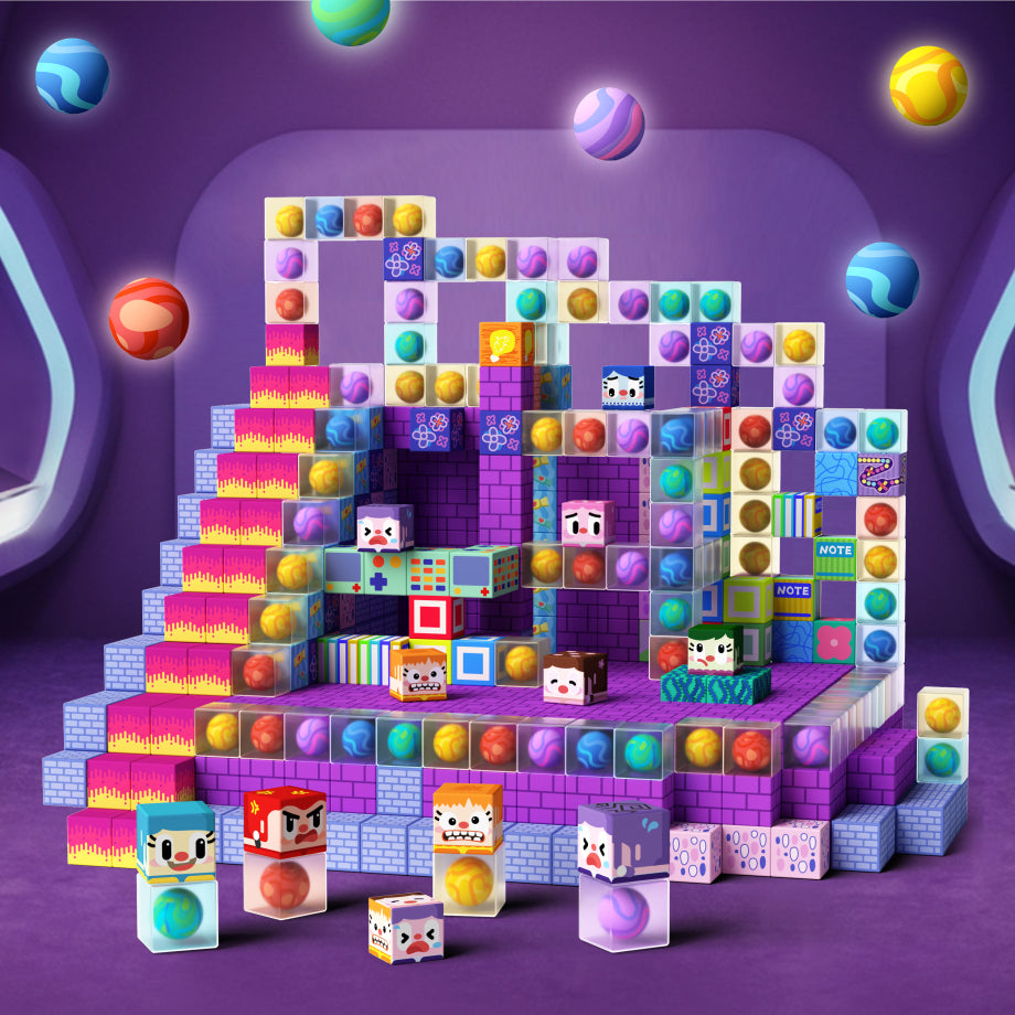 GobiDex Magnetic Cubes (Mood Matrix) 100 Pieces