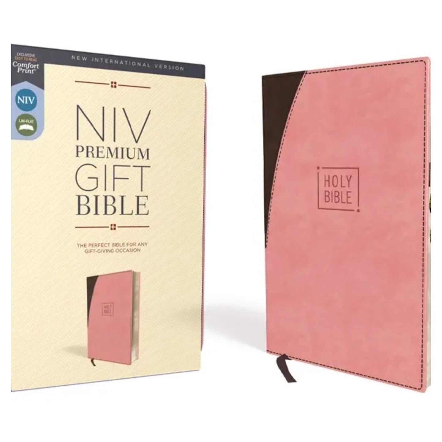 NIV Premium Gift Bible (Pink/Brown)
