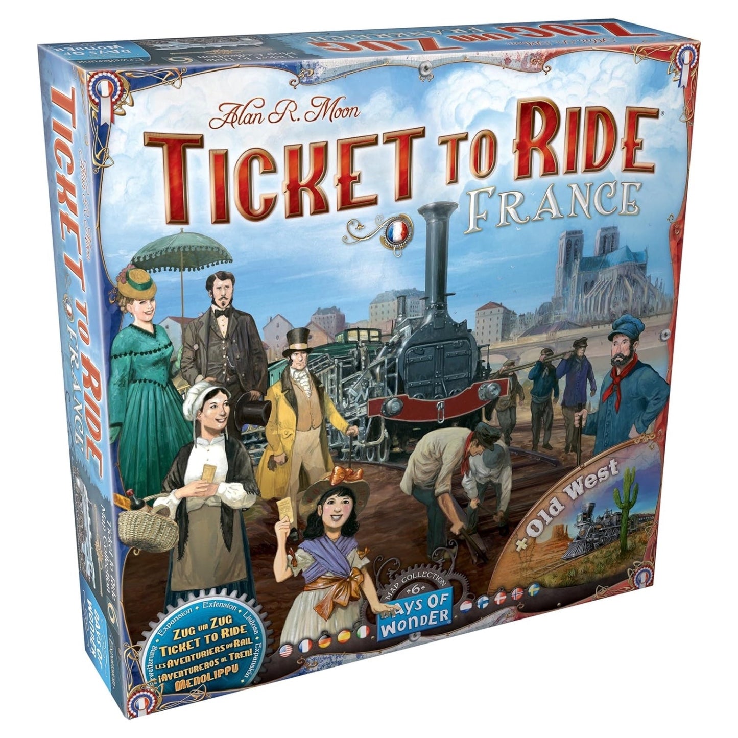 Ticket to Ride France/Old West Map 6