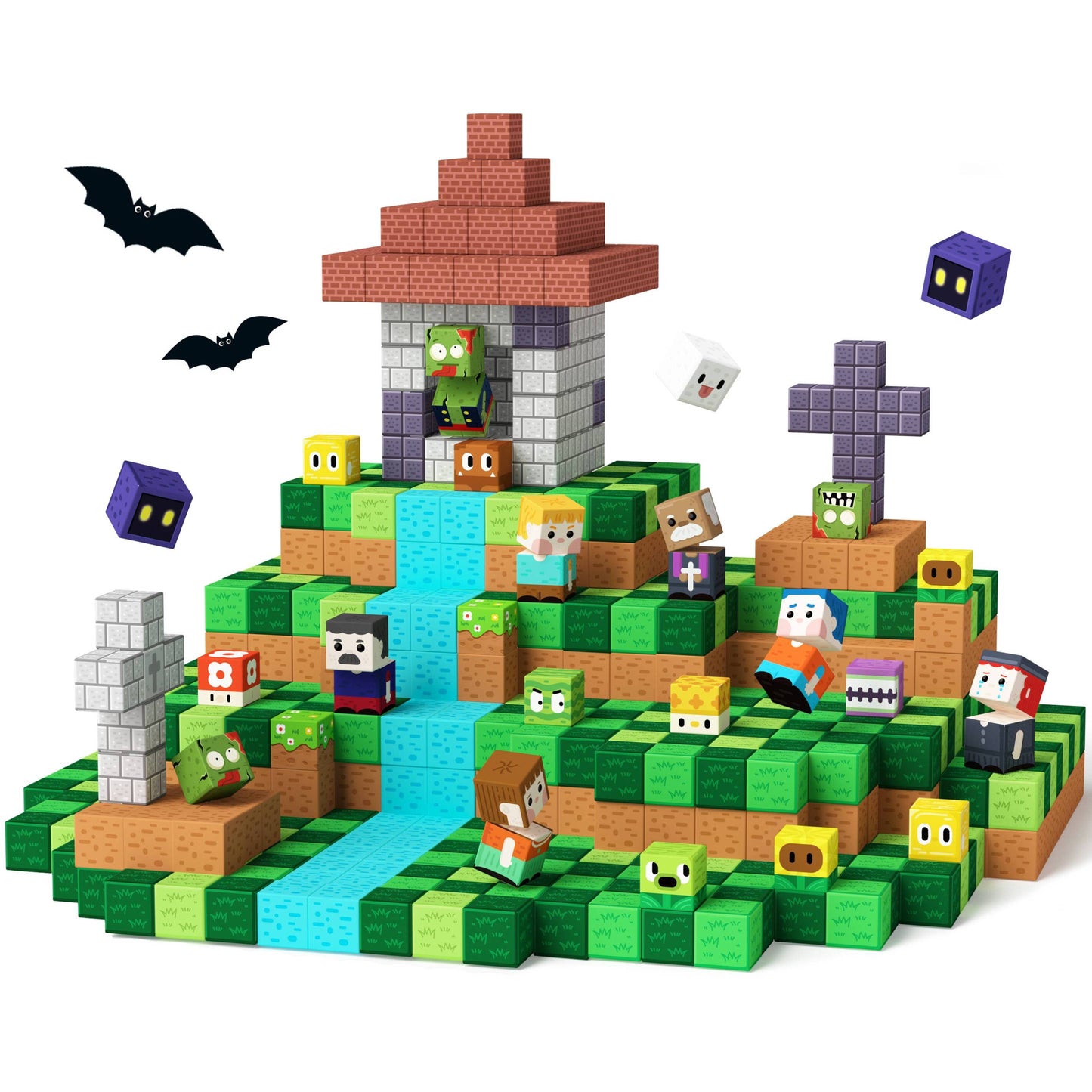 GobiDex Magnetic Cubes (ZomBlock) 100 Pieces