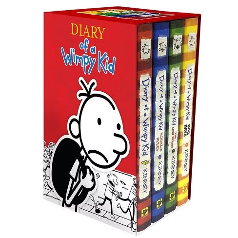 Diary of a Wimpy Kid Books 1-4 (Hardcover)