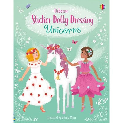 Sticker Dolly Dressing Rainbow Unicorns