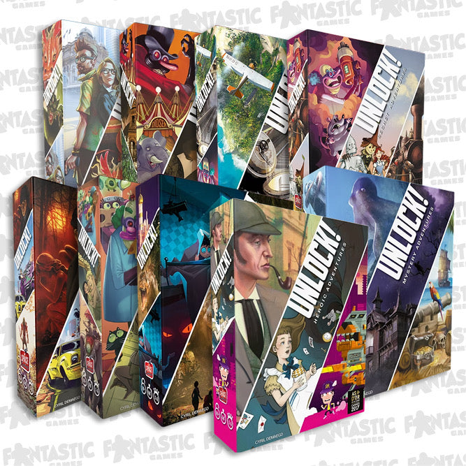 UNLOCK Escape Adventure Game (1 box of 3 scenarios)