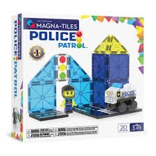 Magna-Tiles Police Patrol 20-Piece Set