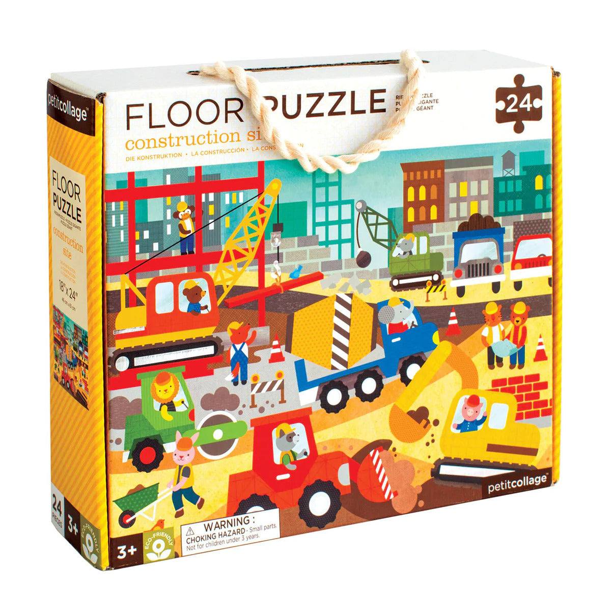 Construction Site Floor Puzzle 24 piece