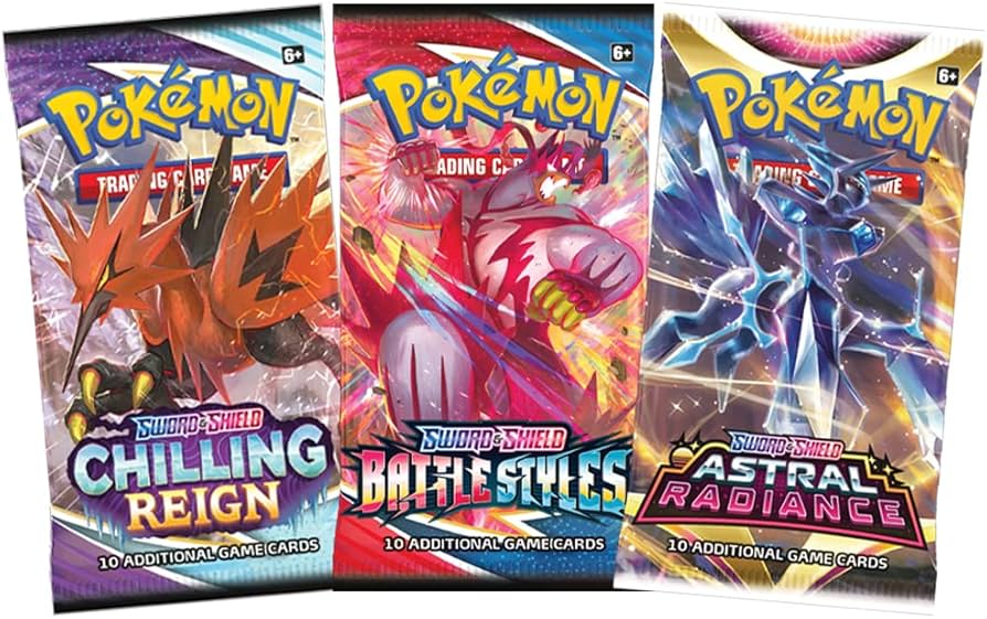 Pokemon Booster Packs – 3 Random Packs