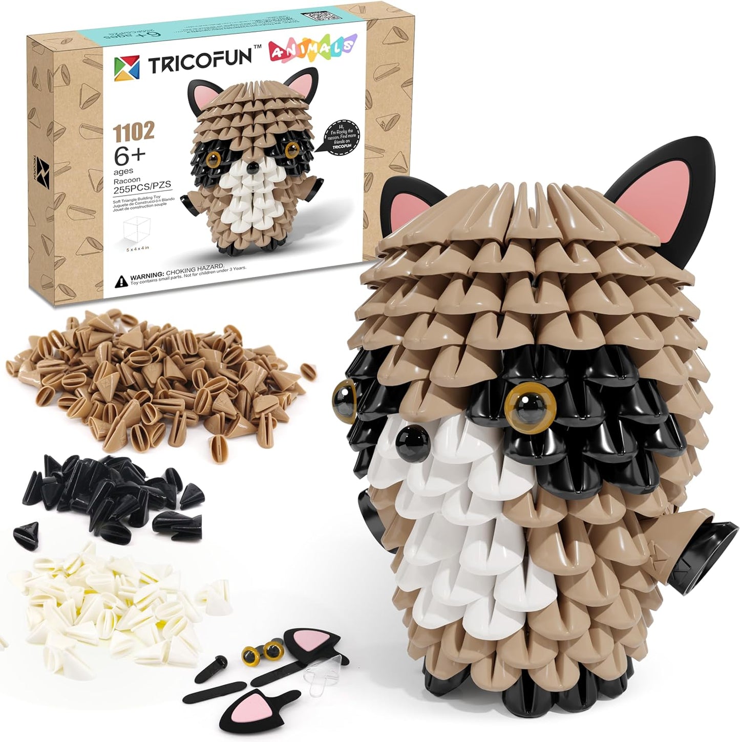 Tricofun: Animals Rocky the Raccoon