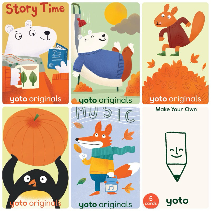 Make Your Own Autumn 5 Pack (Yoto Cards)
