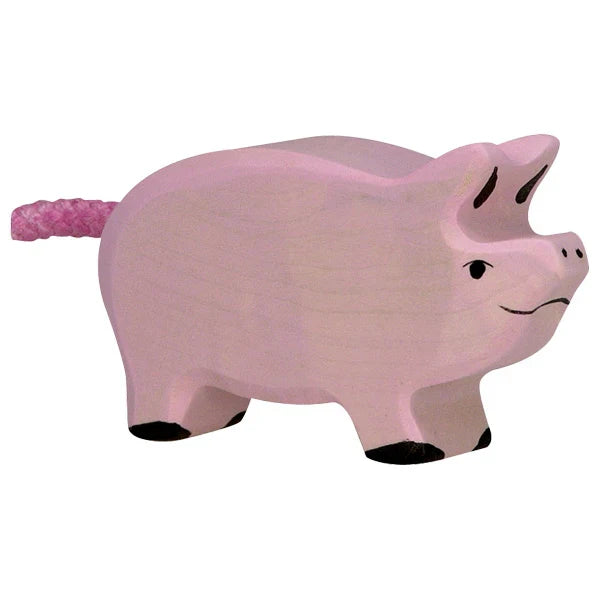 Wooden Piglet