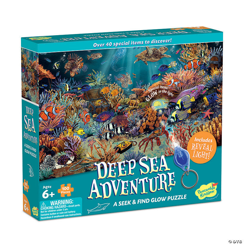 Seek & Find Glow Puzzle: Deep Sea Adventure