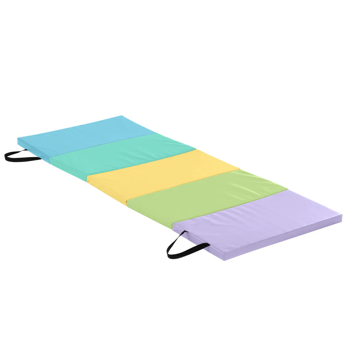 5 Fold Soft Play Tumble Mat (Pastel)