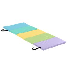 5 Fold Soft Play Tumble Mat (Pastel)