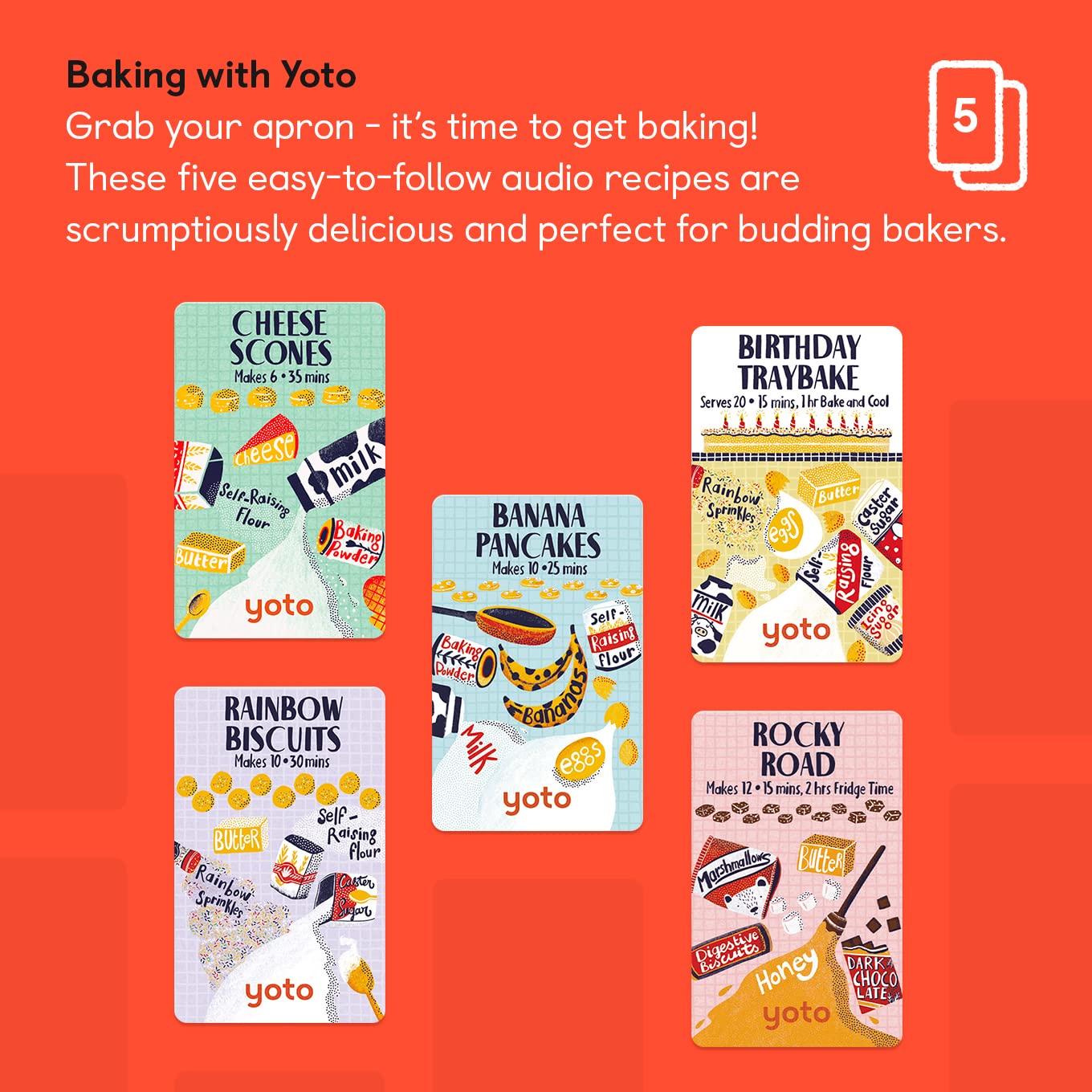 Baking with Yoto (Yoto Cards)