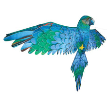 3D Blue Parrot Kite (HUGE at 70" Wide)