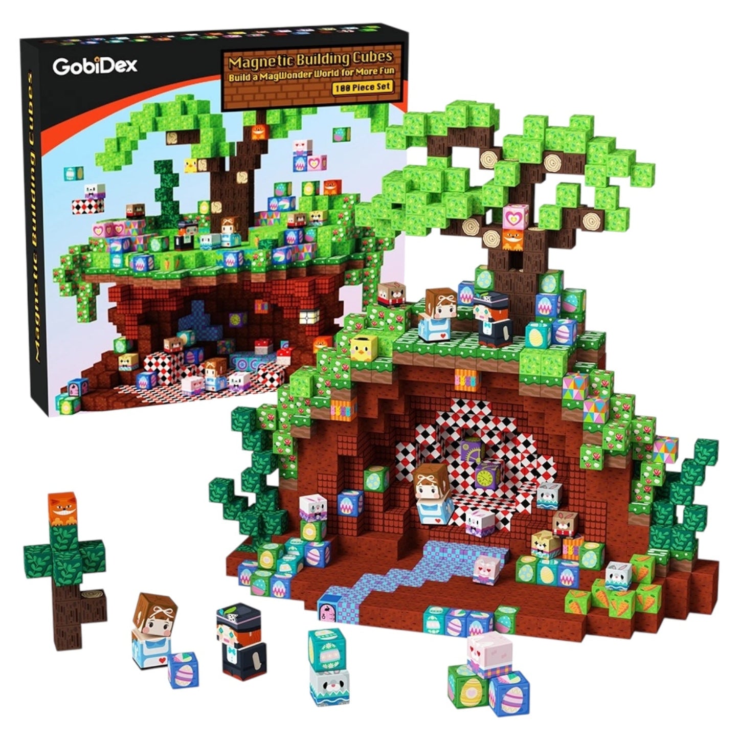 GobiDex Magnetic Cubes (Mystic Grove) — 100pcs
