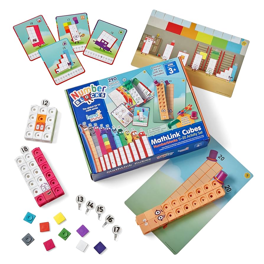 Mathlink Cubes Numberblocks 11-20 Set