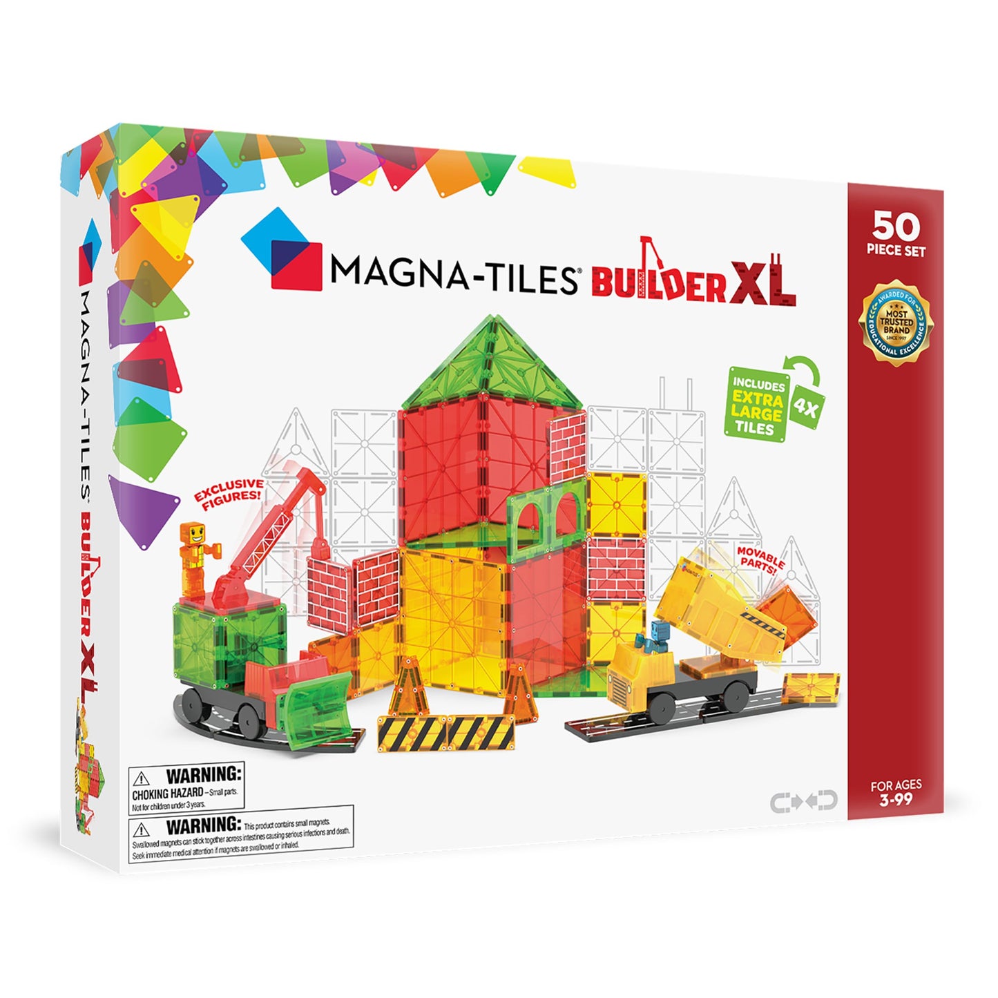 Magna-Tiles Fire Station 50-Piece Set