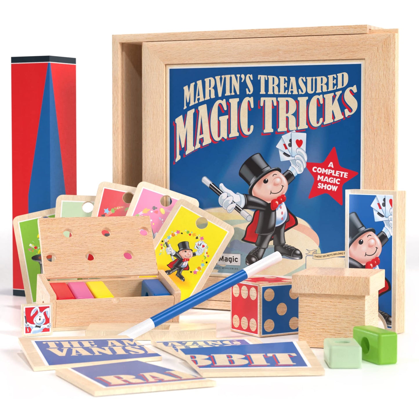 Marvin's Treasured Magic Tricks (Wooden Gift Set)