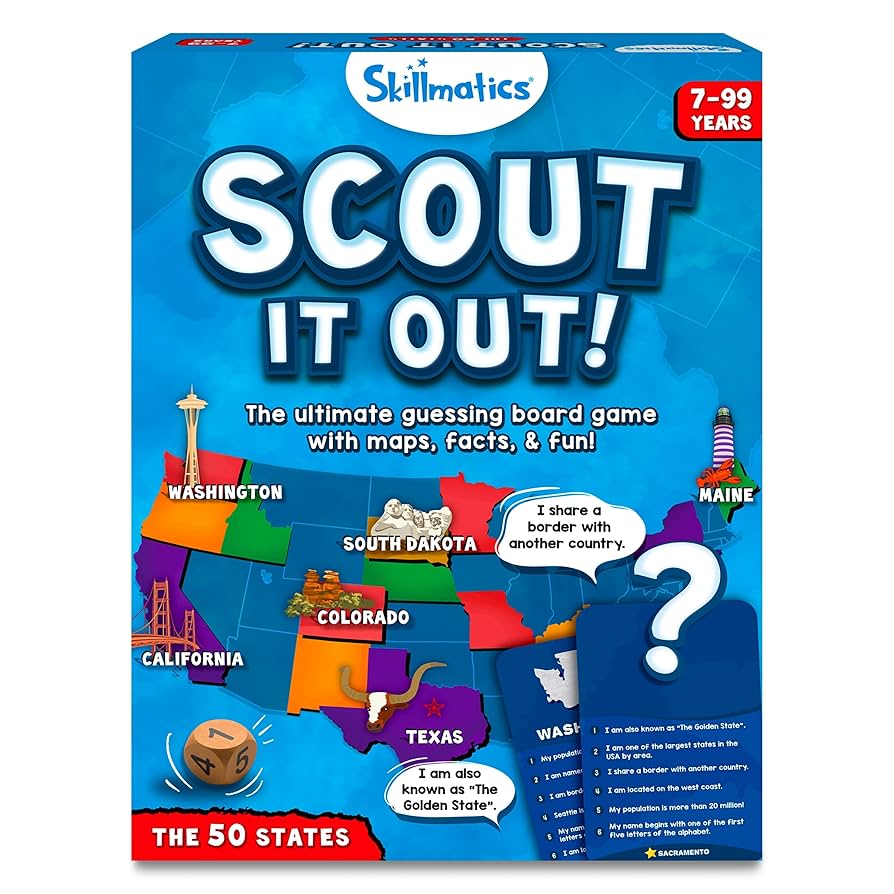 Scout it Out: The 50 States Card Game