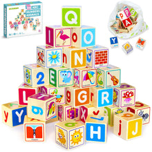 Montessori Wooden ABC Blocks