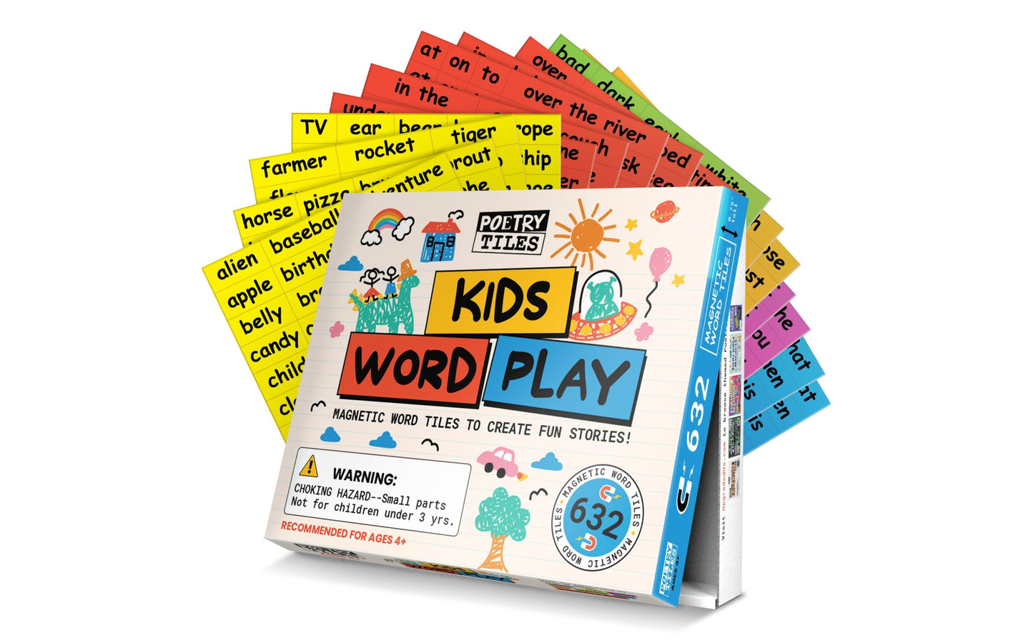 Poetry Tiles Kids Word Play Kit