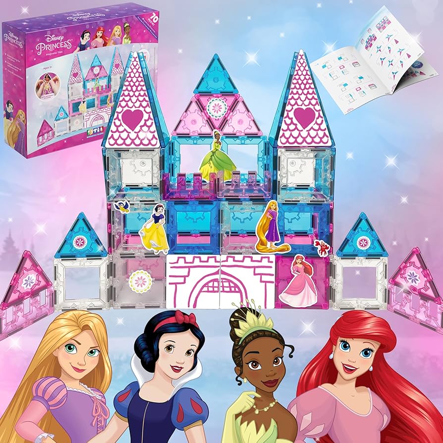 Disney Princess Castle Magnetic Tile Set