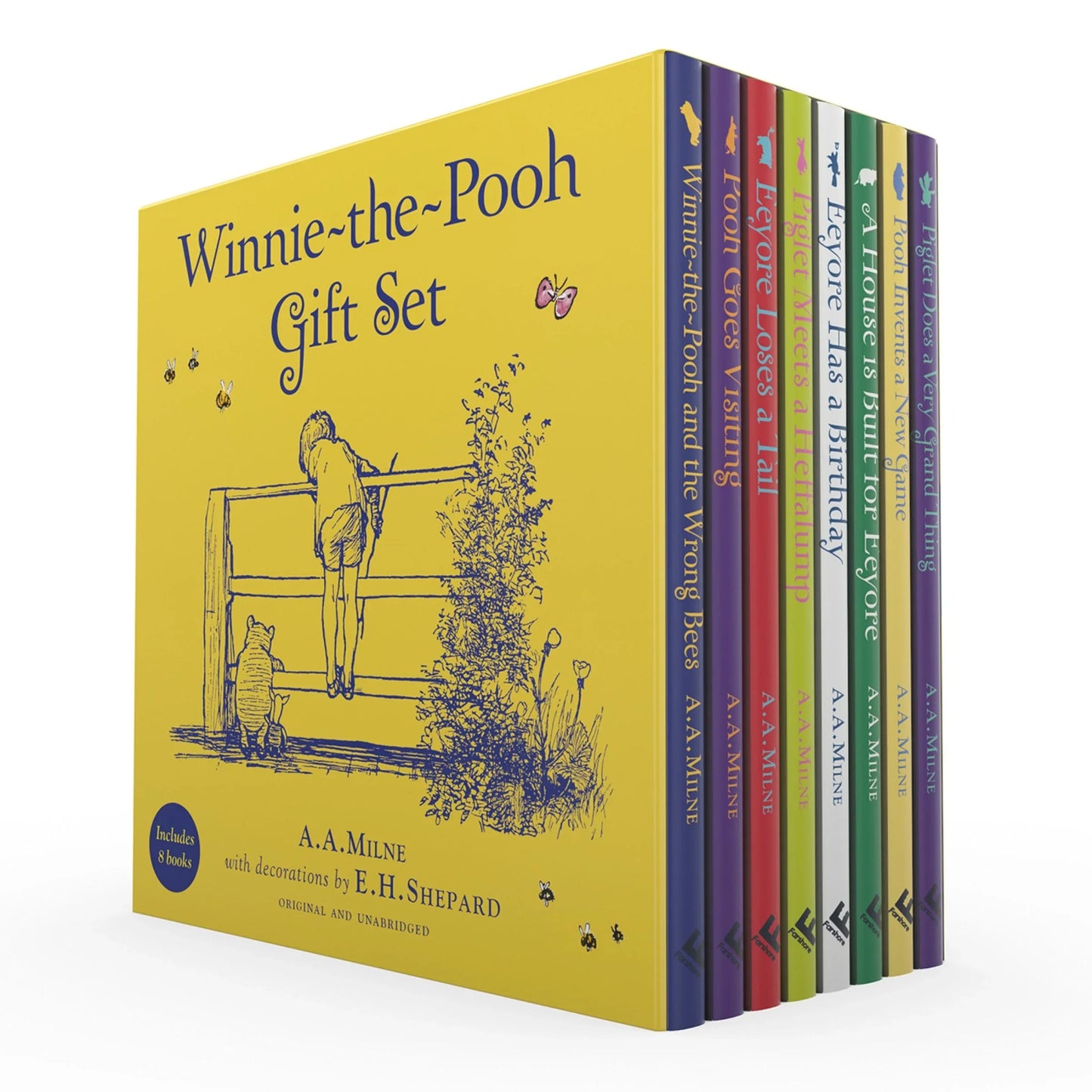 Classic Winnie-The-Pooh 8 Gift Book Set