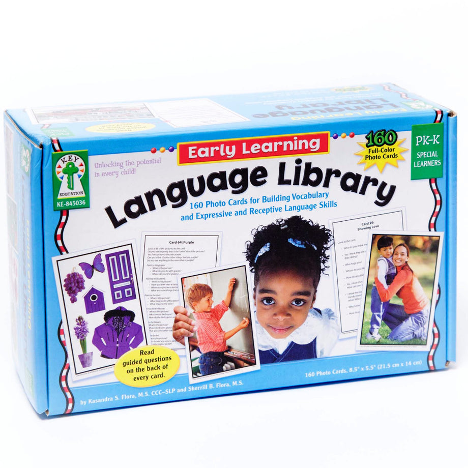 Early Learning Language Library Learning Cards