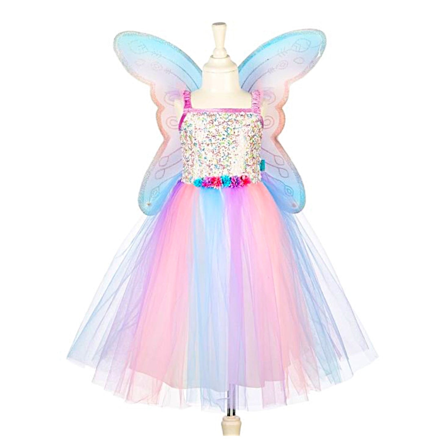 Colorful Dress with Wings (8-10 Years)