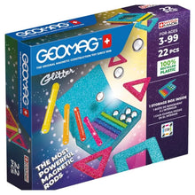 Geomag Glitter 22-Piece Magnetic Playset