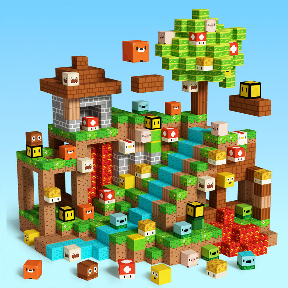 GobiDex Magnetic Cubes (Lumberjack) 100 Pieces