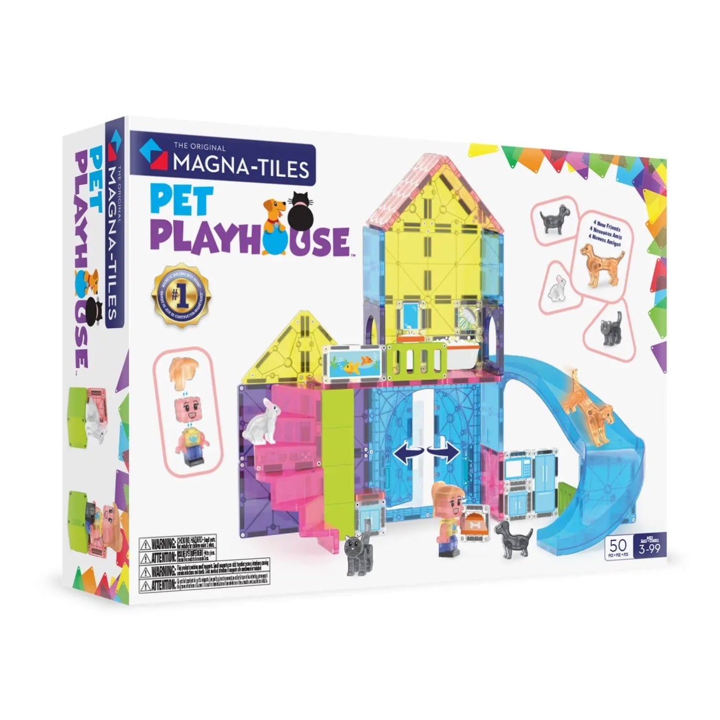 Magna-Tiles Pet Playhouse (50 Piece Set)