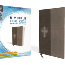 NIV Bible For Kids (Leathersoft Grey)