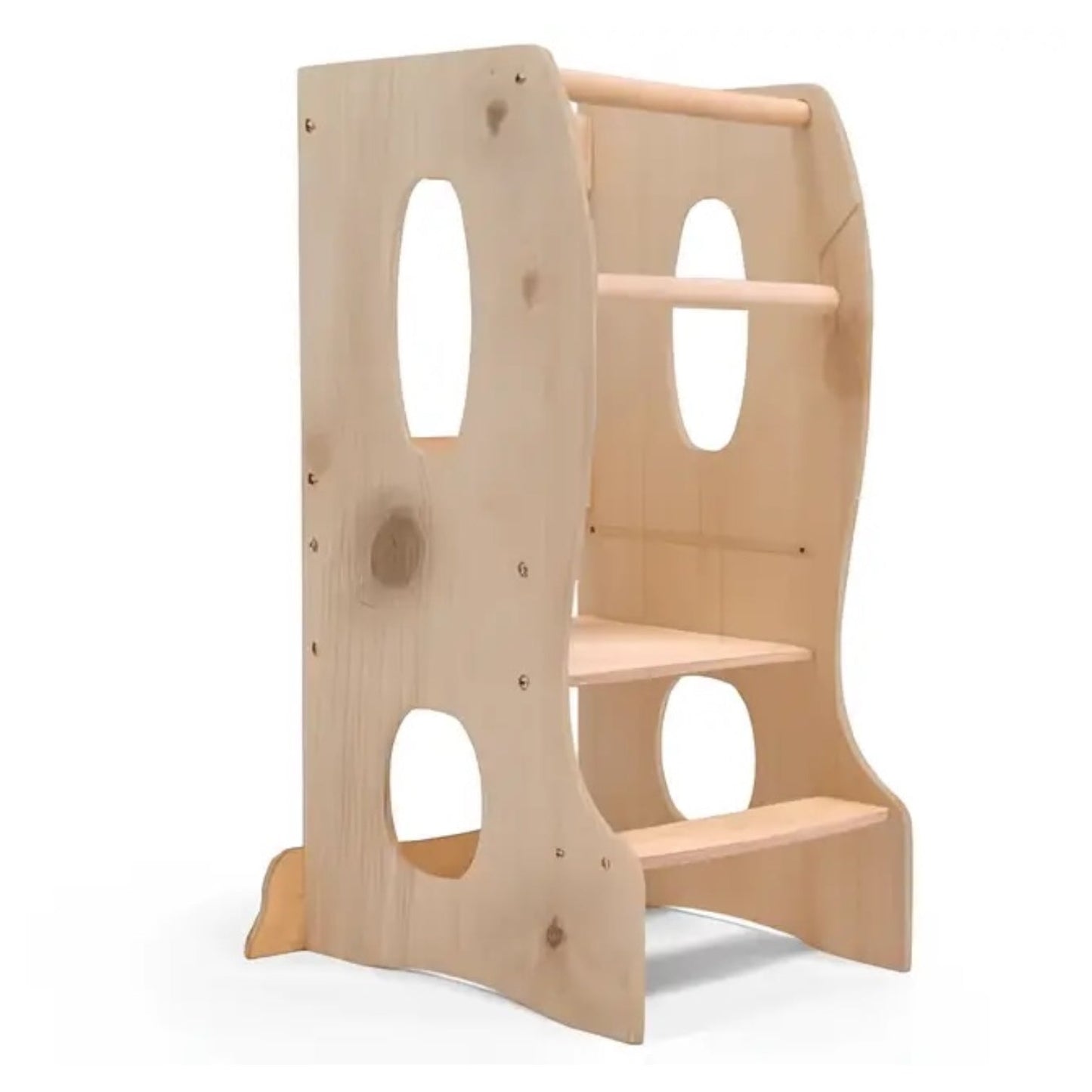 Stable Montessori Tower: Wooden Growing Chair