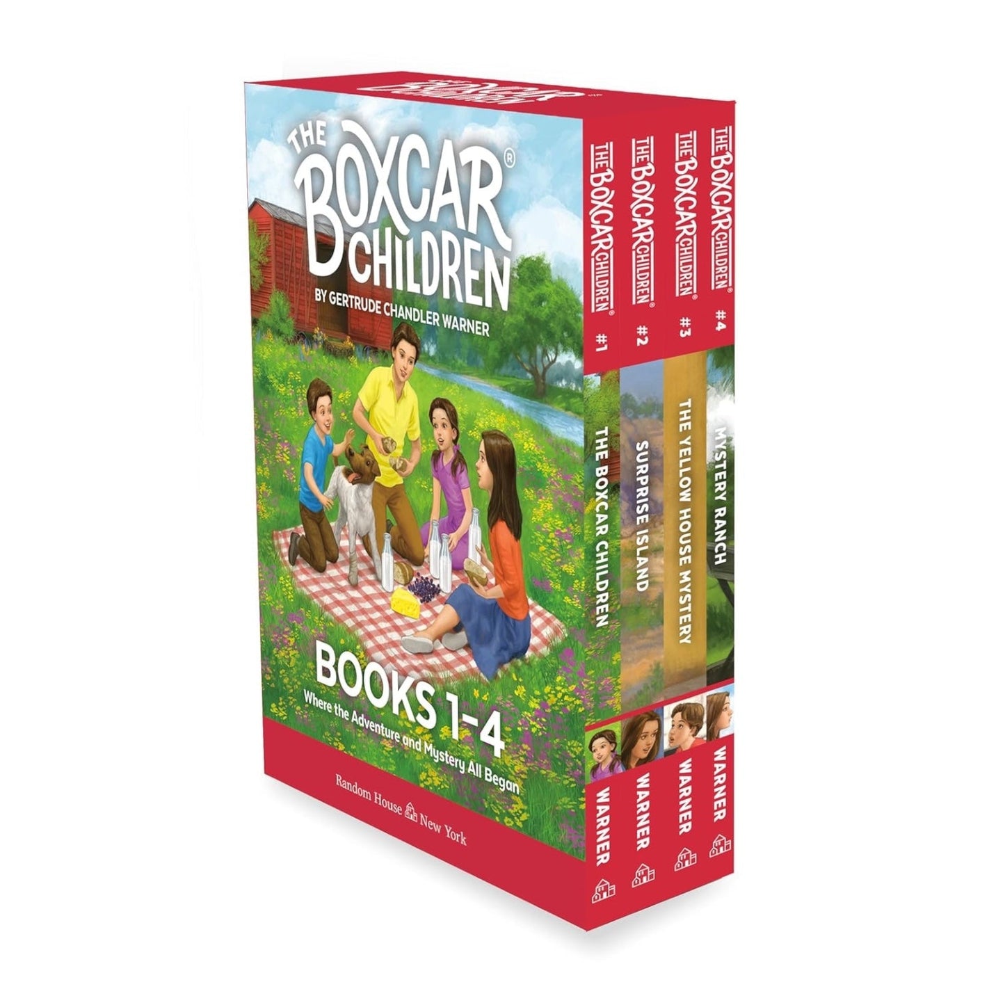 The Boxcar Children Books 1-4