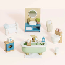 Wooden Dolls House Bathhouse Furniture