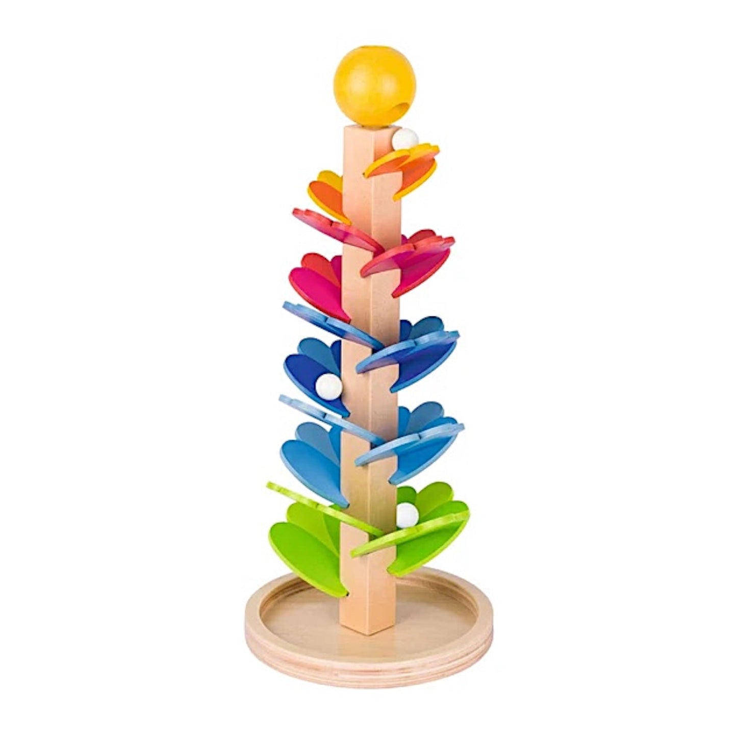 Wooden Pagoda Marble Game