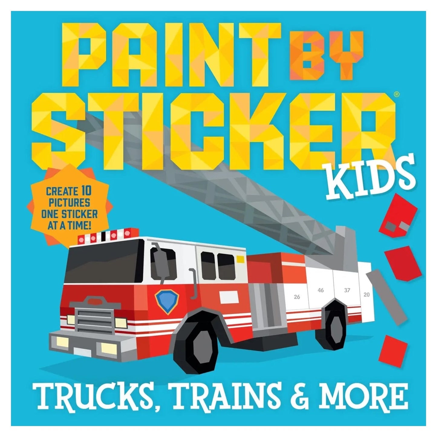 Paint By Sticker Kids: Trucks, Trains & More