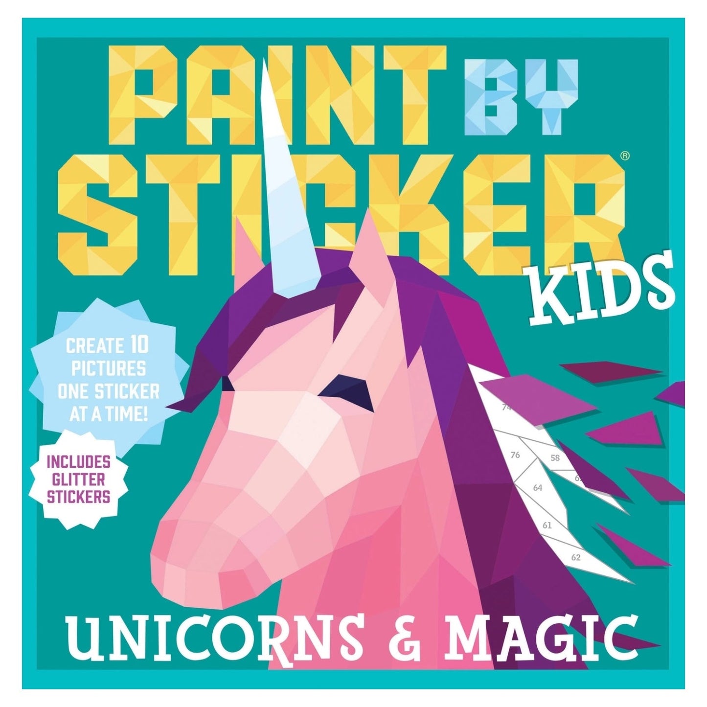Paint By Sticker Kids: Unicorns & Magic