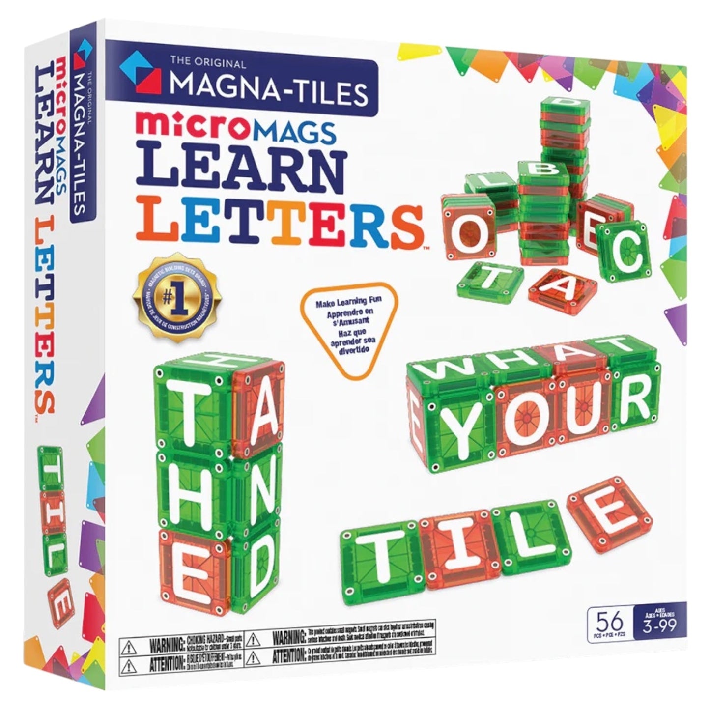 Magna-Tiles Learn Letters