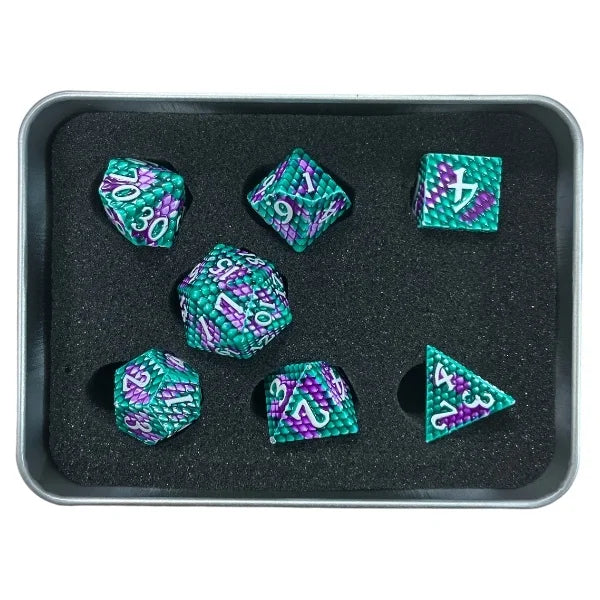 Random Solid Metal Dice Set