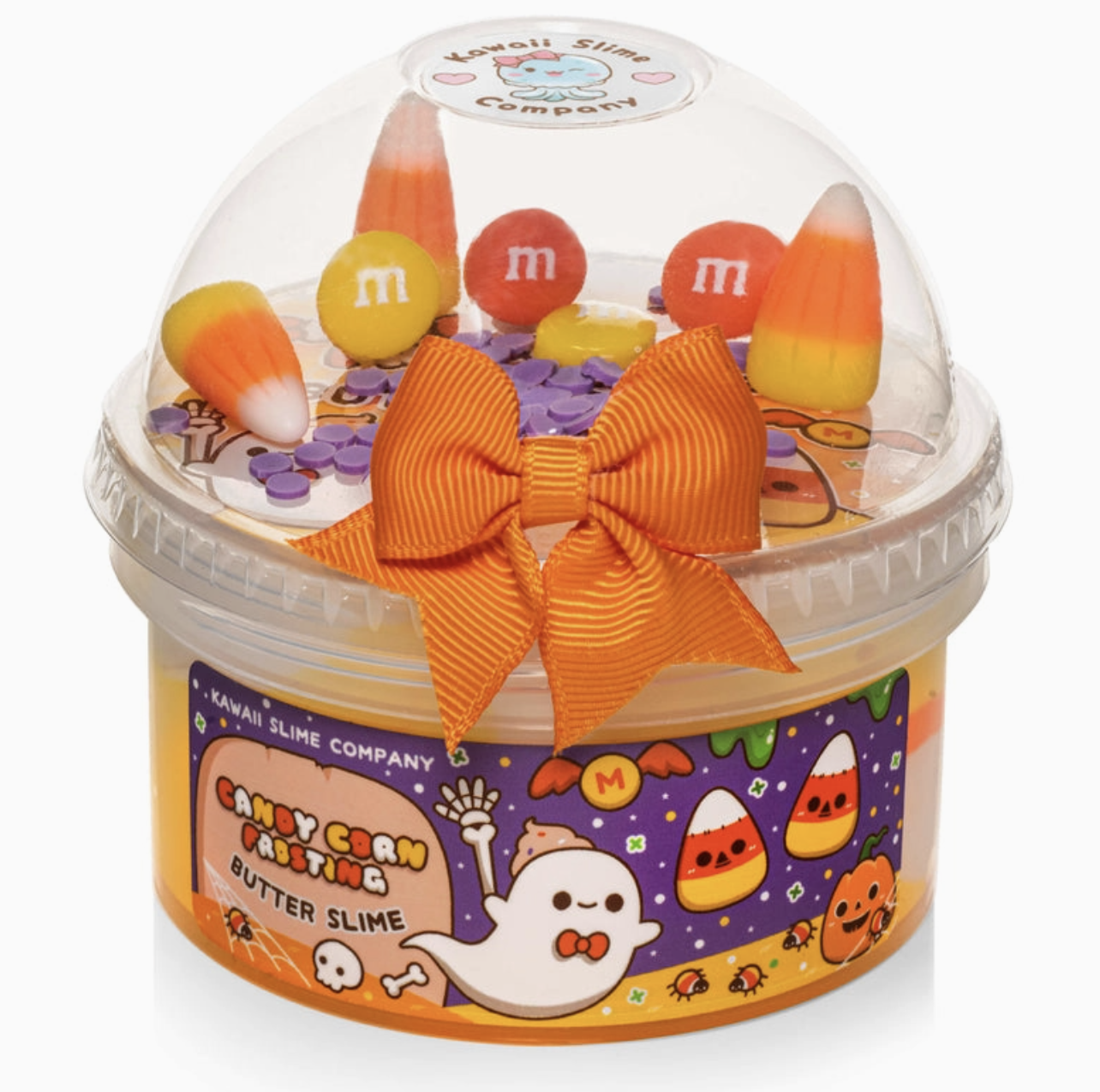 Candy Corn Frosting Butter Slime